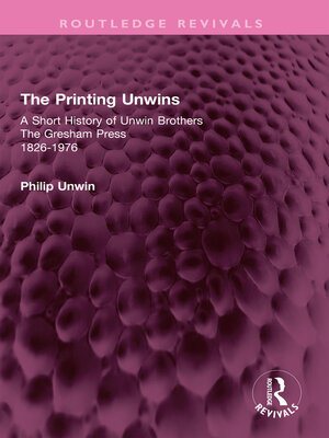 cover image of The Printing Unwins